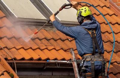 Démoussage et hydrofuge de toiture au Pas-Saint-l'Homer